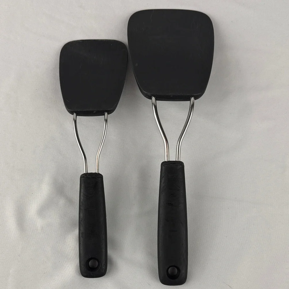 OXO Set of 2 Black Flexible Nylon Turners